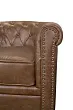 Кожаное кресло Karo Brown leather №4