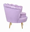 Низкое кресло ракушка Pearl Purple №2 в Екатеринбурге