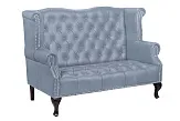 Кожаный дизайнерский диван лофт Royal Sofa Grey №1 в Екатеринбурге