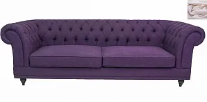фото Диван мягкий арт-деко Neylan Purple розовый