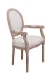 Мягкий стул с подлокотниками Volker Arm Beige V2 №1 в Екатеринбурге