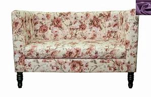Диван Rose Flower в современном стиле фиолетовый на заказ в интернет-магазине