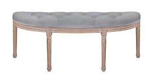 Оттоманка Onora Velvet Gray на заказ в интернет-магазине