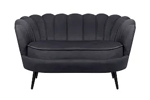 красивые Дизайнерский диван Pearl Double Black на черных ножках в интернет-магазине