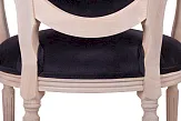 Мягкий стул с подлокотниками Delo Arm Black Velvet №4 в Екатеринбурге