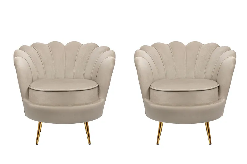 Комплект кресел ракушка Pearl Taupe