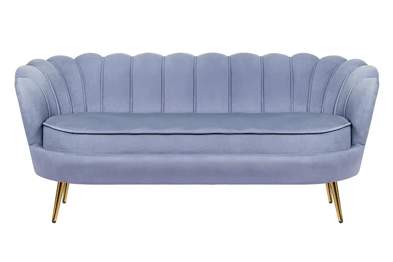 Трехместный диван ракушка для гостиниц Pearl Triple Blue в Екатеринбурге Трехместный диван ракушка для гостиниц Pearl Triple Blue