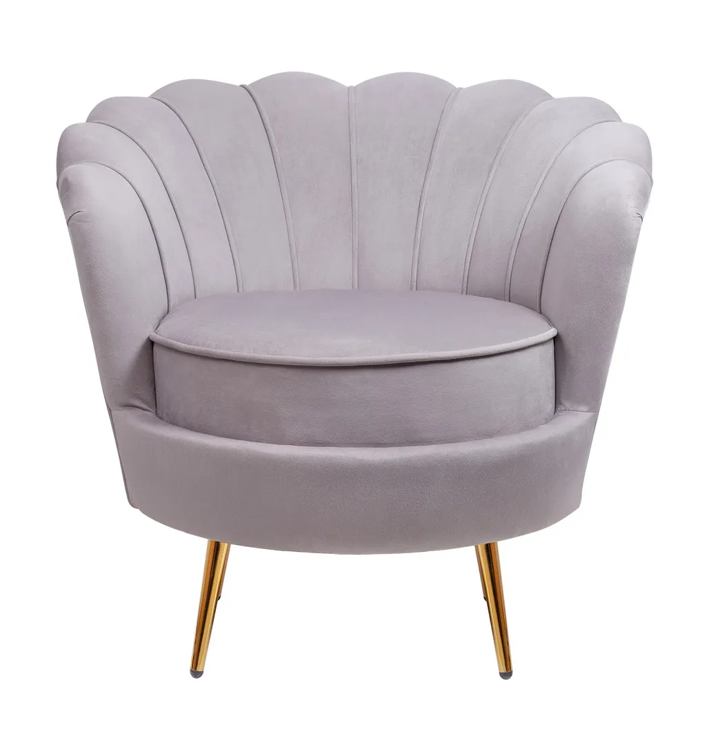 купить Низкое кресло ракушка Pearl Grey в интернет-магазине
