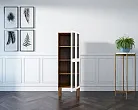 Шкаф-витрина "Андерсен (Andersen)" с рифлеными стеклами арт AN14WH №0