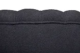 Низкое кресло ракушка Pearl Black Boucle №4 в Екатеринбурге