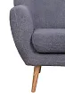 Низкое кресло Fuller Grey Boucle №6 в Екатеринбурге