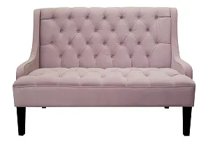 Американский диван Sommet Violet цвет розовый в интерьере