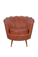 фото Низкое кресло ракушка Pearl Brown