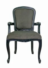 красивый Мягкий стул с подлокотниками Gran Arm Grey на заказ