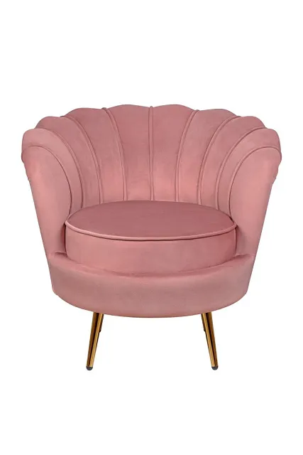 Низкое кресло ракушка Pearl Pink V3 в Екатеринбурге Низкое кресло ракушка Pearl Pink V3