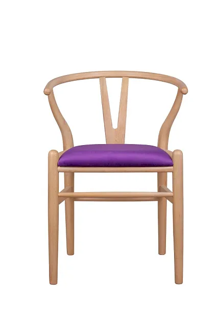 Стул ретро Wishbone Purple V2 в Екатеринбурге Стул ретро Wishbone Purple V2