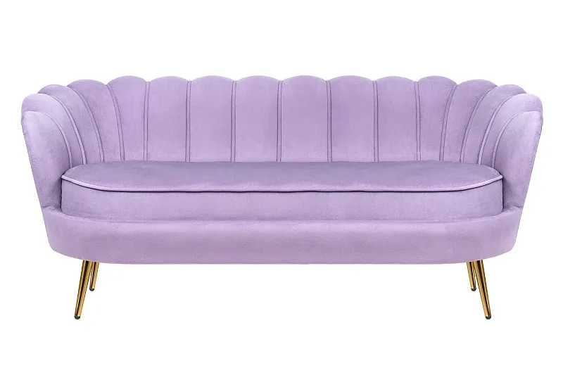 Диван ракушка для гостиниц Pearl Triple Purple
