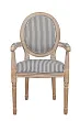 Мягкий стул с подлокотниками Volker Arm Black Pinstripe №0 в Екатеринбурге