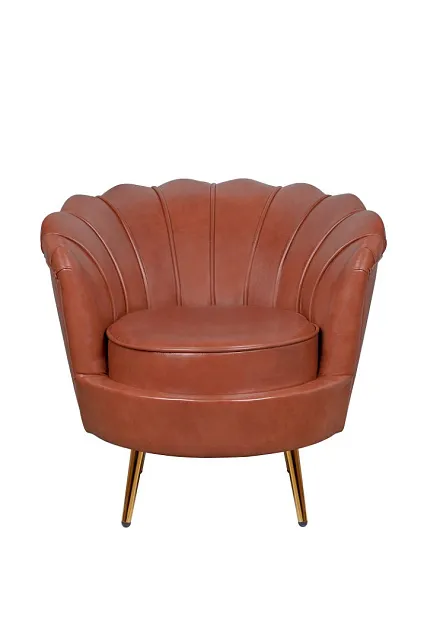 Низкое кресло ракушка Pearl Brown в Екатеринбурге Низкое кресло ракушка Pearl Brown