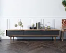 Консоль под TV "Бруни (Bruni) блэк" с ящиками арт BR-21Black №0