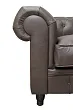 Диван из коричневой кожи Chesterfield Brown Leather 2S №4