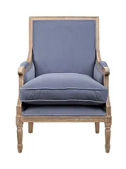 фото Классическое кресло Coolman Sky Grey в интерьере