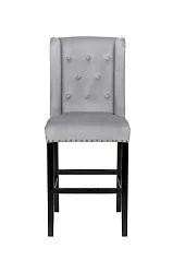 Дизайнерский барный стул Skipton Grey Velvet на заказ в Екатеринбурге
