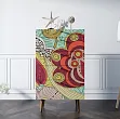 Комод высокий "Бербер (Berber)" 6 принт арт BB10/Print_06 №1