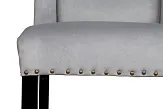Дизайнерский барный стул Skipton Grey Velvet №6