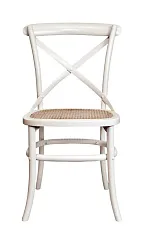 Стул ретро Cross Back White Ver.2 в интерьере
