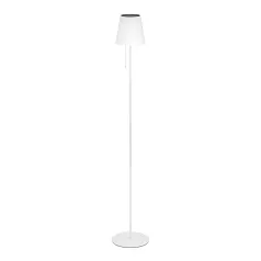 901902 Торшер на солнечн. батарее, димм. SCORDIANO-L, H1200, 2,3W(LED), IP44, 3000K, 4000K, 6500K, 220lm, сталь, белый/пластик, белый в интерьере