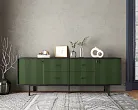 Комод две дверки и четыре ящика "Эмерсон (Emerson)" арт EM19/green/L №3