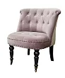 Низкое кресло Aviana Pink Velvet №3 в Екатеринбурге