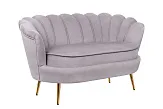Диван ракушка Pearl Double Grey №1