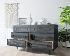 Комод "Boho" 6 ящиков с рыбами арт BH01 №1