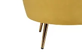 Низкое кресло ракушка Pearl Yellow №6 в Екатеринбурге