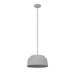 900379 Подвесной потолочный светильник CONTRISA, 1x40W, E27, H1100, ?380, сталь, серый №0