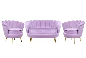 купить стильный Комплект кресел и дивана ракушка Pearl Double Purple