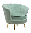 Низкое кресло ракушка Pearl Green №1 в Екатеринбурге
