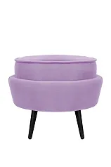 красивые Пуф Pearl Adorn Purple на черных ножках в интернет-магазине