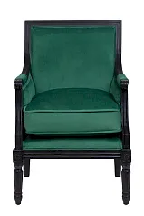 фото Классическое кресло Coolman Green в интерьере