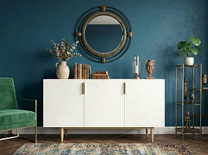 заказать Комод с тремя дверками "Лайн (Line)" LN02/GR1/beige