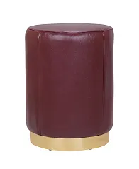 фото Дизайнерский пуф Topper Brown Leather