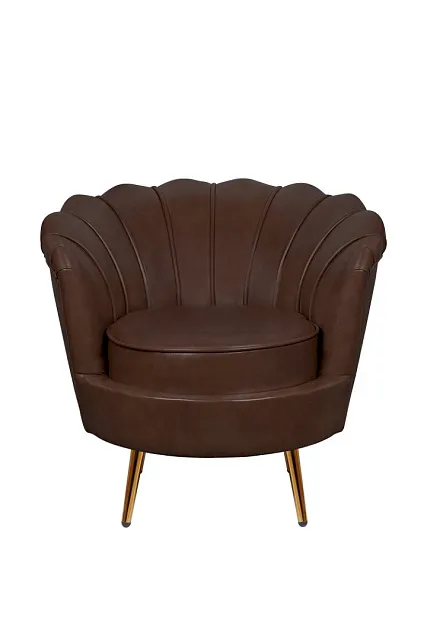 Низкое кресло ракушка Pearl Brown V2 в Екатеринбурге