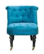 Низкое кресло Aviana Blue Velvet №0 в Екатеринбурге