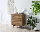 Комод "Boho" 3 ящика с растением арт BH04 №2