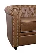 Кожаный диван лофт Karo Brown leather 2S №4 в Екатеринбурге