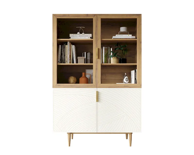 Буфет с двумя дверками "Лайн (Line)" LN11/GR1/beige в Екатеринбурге Буфет с двумя дверками "Лайн (Line)" LN11/GR1/beige