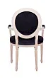 Мягкий стул с подлокотниками Delo Arm Black Velvet №3 в Екатеринбурге