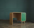 Рабочий стол "Эллипс (Ellipse)" с одной тумбой арт EL08/2G №0